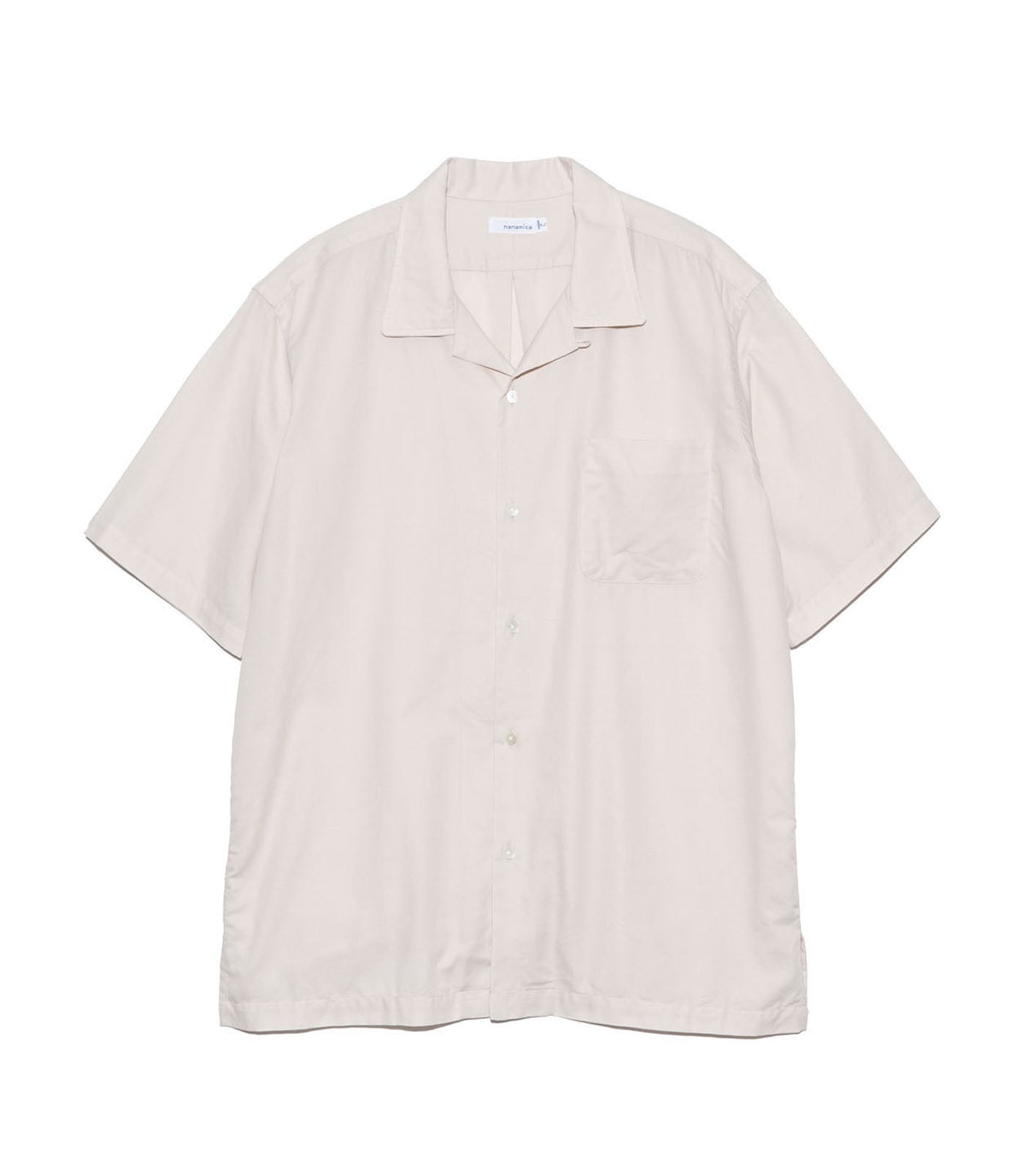 Open Collar Panama S/S Shirt