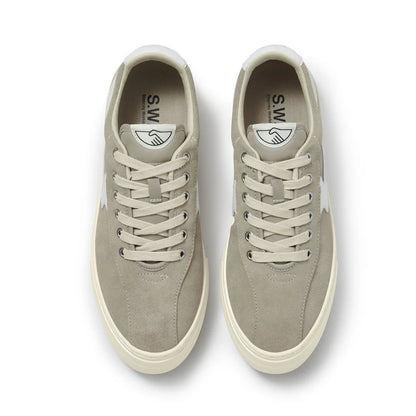 DELLOW S-STRIKE CUP SUEDE - LIGHT GREY/WHITE
