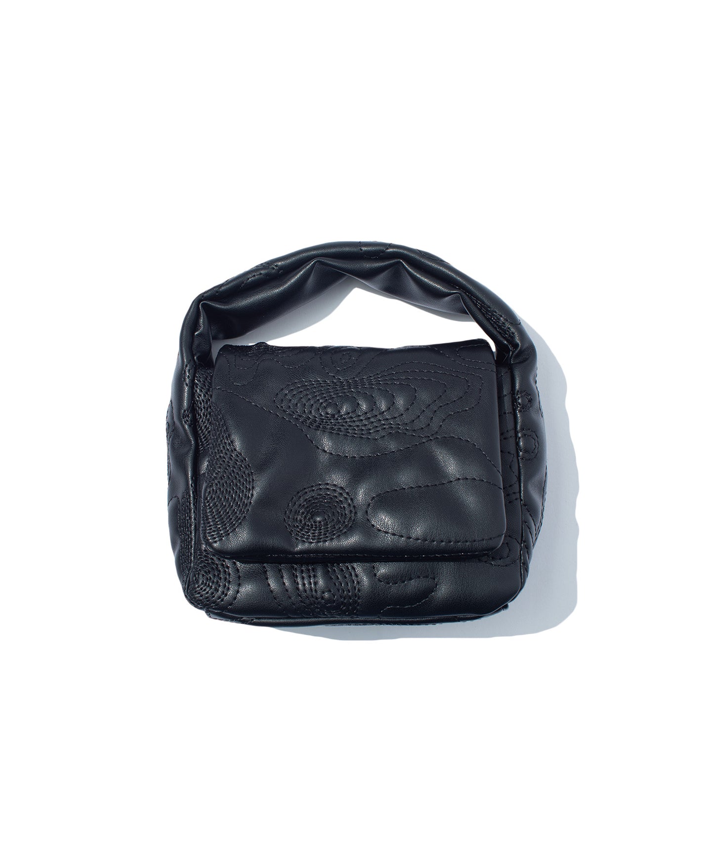 TECH LEATHER CONTOUR MINI POUCH
