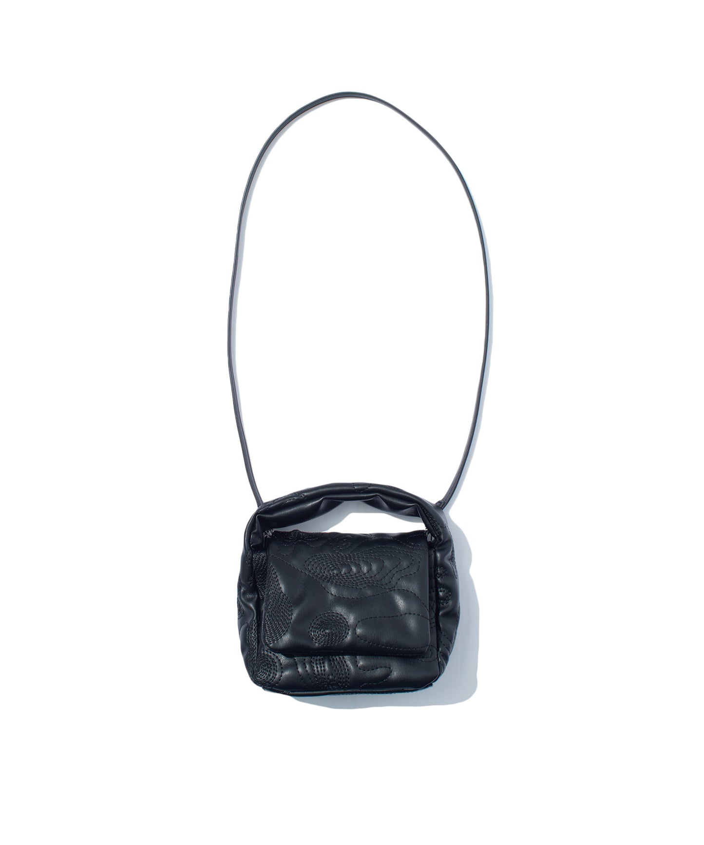 TECH LEATHER CONTOUR MINI POUCH