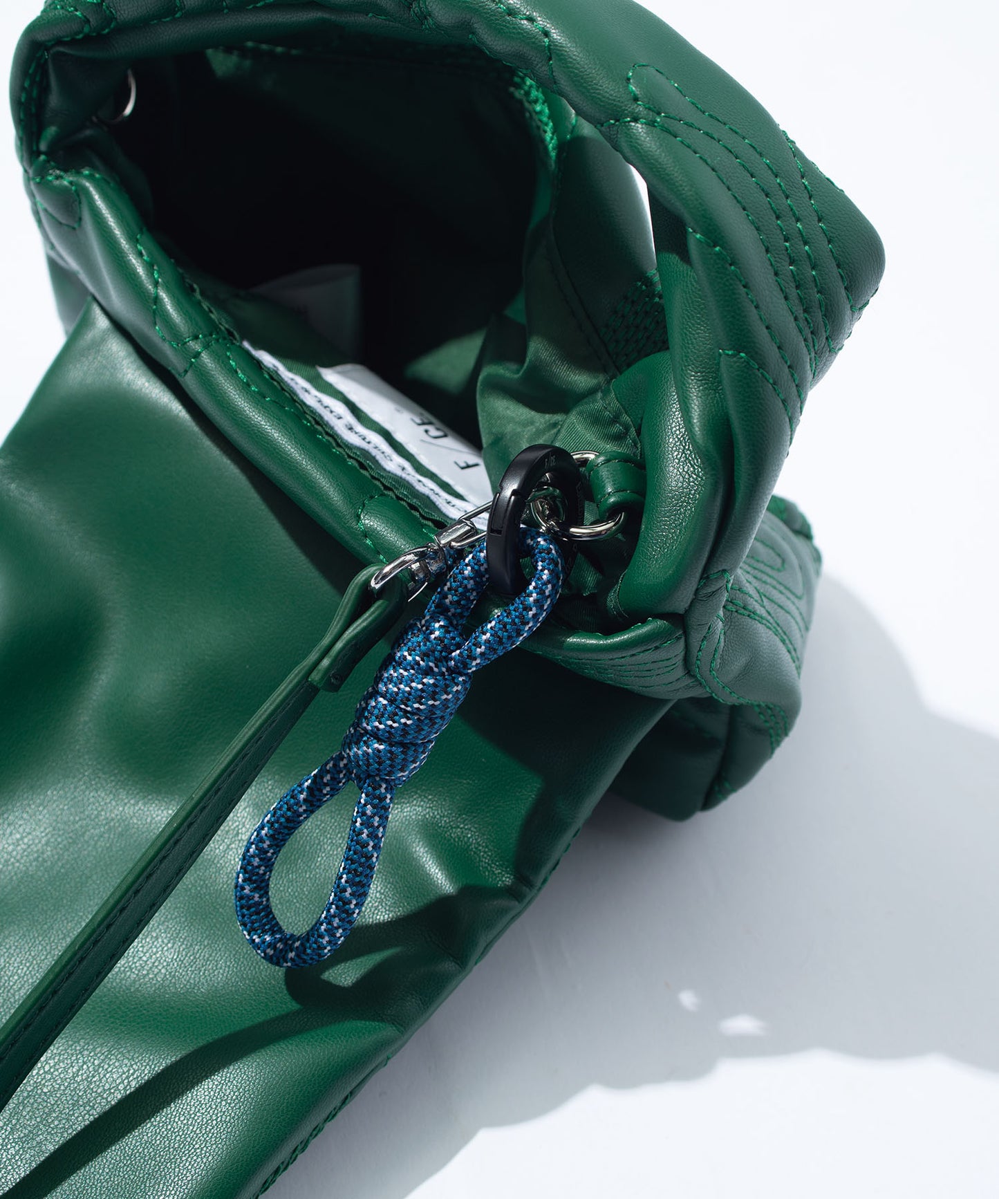 TECH LEATHER CONTOUR MINI POUCH