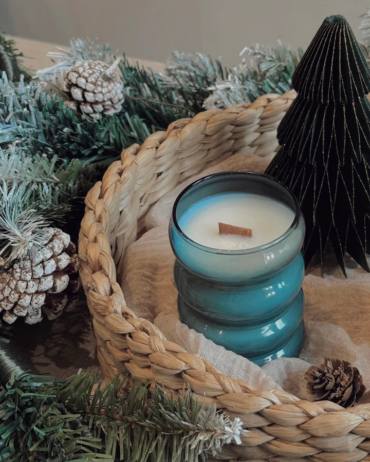 Cloud Glass Candle - Winter Woodland