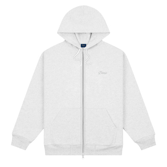 Cursive Zip Hoodie