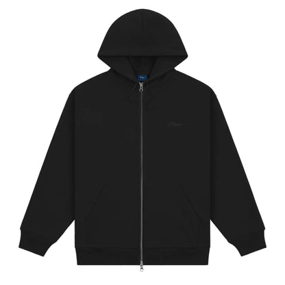 Cursive Zip Hoodie