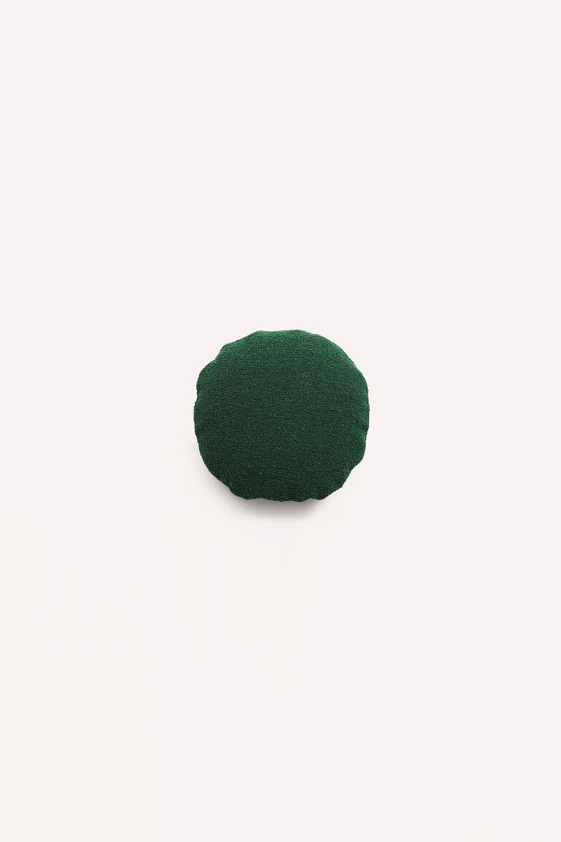 Junior Boucle Cushion - Forest Green