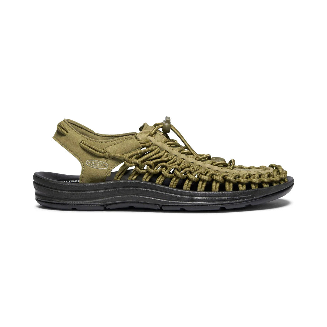 KEEN UNEEK Men's - Dark Olive/Black