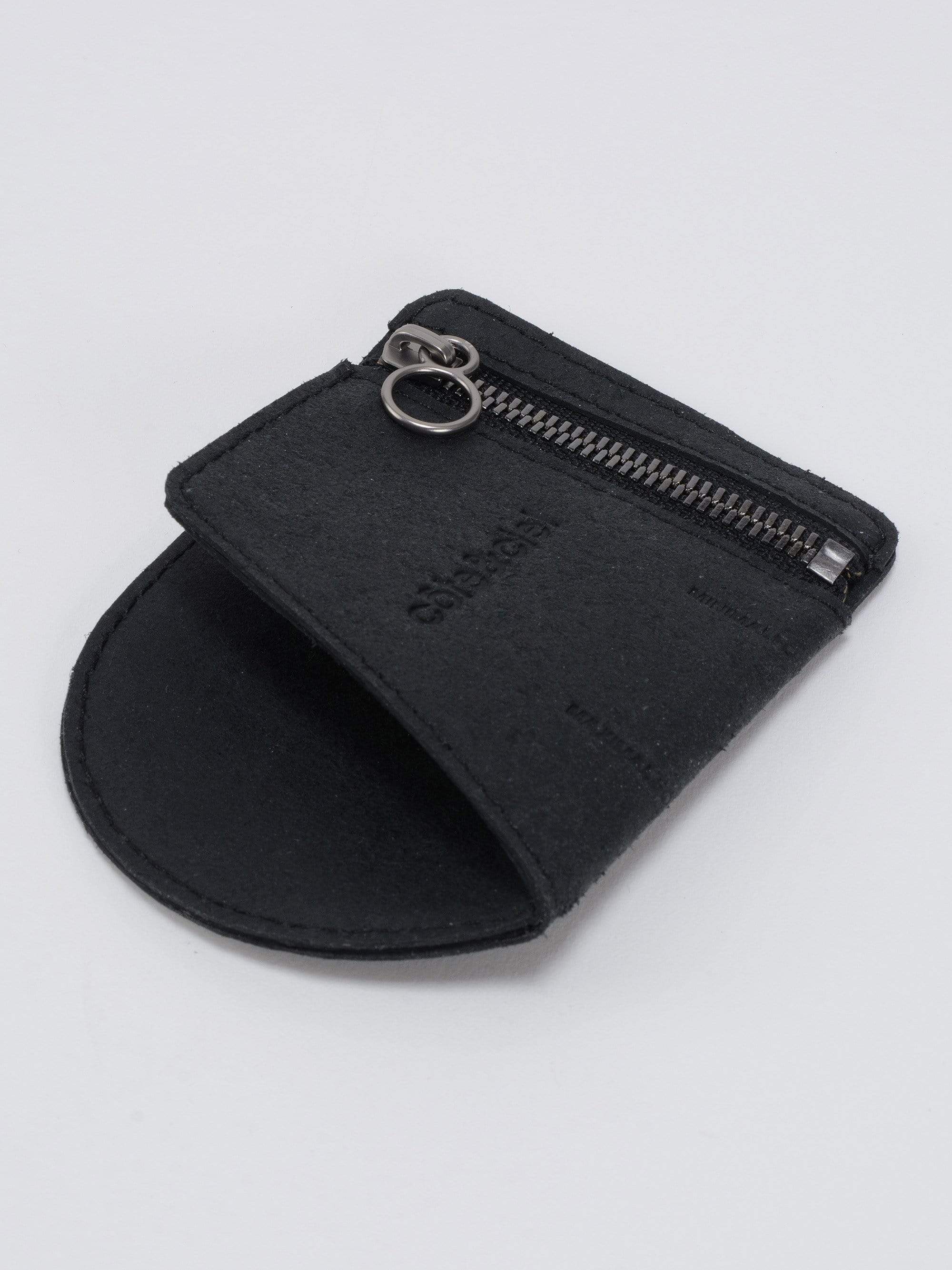 Zippered Coin Purse Recycled Leather